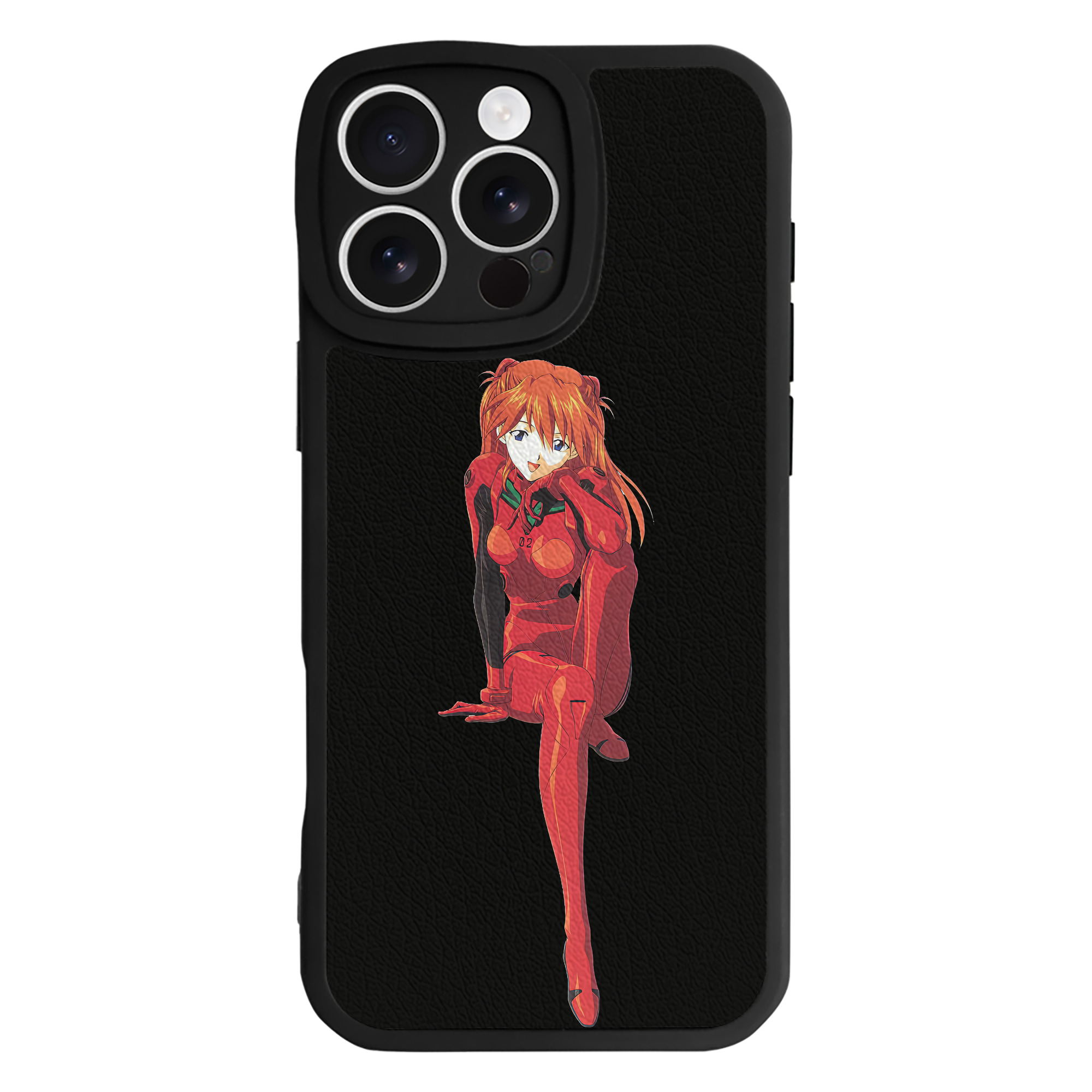 （画像用） EVA 新世紀エヴァンゲリオン 【iPhone 16シリーズ対応】シリコンスマホケース（レザー調） 材質：シリコン